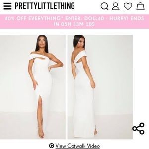 New with tags! White formal dress